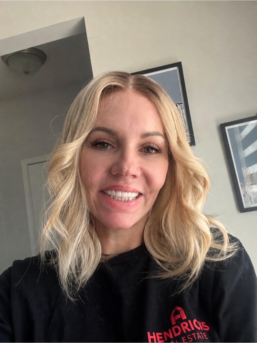 Stacked Human Hair Blonde Lace Front Wig - Natural Rooted Blonde
